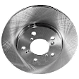 2-Wheel Set Front Brake Kit With Calipers, Plain Surface 5 Lugs 296.16 mm Ceramic FWD, Includes (2) Caliper, (2) Disc, and (1) Pad Set