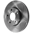 2-Wheel Set Front Brake Kit With Calipers, Plain Surface 5 Lugs 277.88 mm Ceramic FWD, Includes (2) Brake Caliper, (2) Brake Disc and (1) Brake Pad Set