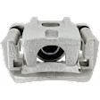 4-Wheel Set Front and Rear Brake Kit With Calipers, Front-Plain Surface/Rear-Cross-drilled and Slotted 5 Lugs Front-295.91 mm/Rear-288.04 mm Ceramic, Includes (4) Caliper, (4) Disc, and (2) Pad Set