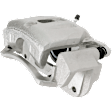4-Wheel Set Front and Rear Brake Kit With Calipers, Plain Surface, 5 Lugs, Ceramic, Includes (4) Caliper, (4) Disc, and (2) Pad Set