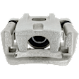 4-Wheel Set Front and Rear Brake Kit With Calipers, Plain Surface, 5 Lugs, Ceramic, Includes (4) Caliper, (4) Disc, and (2) Pad Set