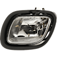 4-Piece Kit, Driver and Passenger Side Headlight, Lens and Housing, Halogen, with Fog Light