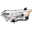 4-Piece Kit, Driver and Passenger Side Headlight, Assembly, Halogen, with Fog Light, CAPA Certified