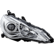 4-Piece Kit, Driver and Passenger Side Headlight, Assembly, Halogen, with Fog Light