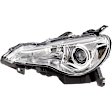 4-Piece Kit, Driver and Passenger Side Headlight, Assembly, Halogen, with Fog Light