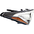 4-Piece Kit, Driver and Passenger Side Headlight, Assembly, Halogen, with Fog Light, CAPA Certified