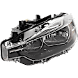4-Piece Kit, Driver and Passenger Side Headlight, Assembly, Halogen, with Fog Light
