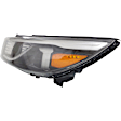 4-Piece Kit, Driver and Passenger Side Headlight, Assembly, Halogen, with Fog Light
