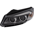 4-Piece Kit, Driver and Passenger Side Headlight, Assembly, Halogen, with Fog Light