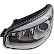 4-Piece Kit, Driver and Passenger Side Headlight, Assembly, Halogen, with Fog Light, CAPA Certified