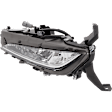 4-Piece Kit, Driver and Passenger Side Headlight, Assembly, LED, with Fog Light, CAPA Certified
