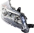 4-Piece Kit, Driver and Passenger Side Headlight, Assembly, Halogen, with Fog Light, CAPA Certified