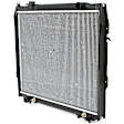 2-Piece Kit Radiator, RWD, Automatic Transmission, with Coolant Reservoir