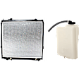 2-Piece Kit Radiator, Automatic Transmission, with Coolant Reservoir