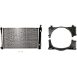 3-Piece Kit Radiator, 5.0L/5.7L Engine, w/o Engine Oil Cooler, with Fan Shroud