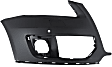 4-Piece Kit, Front, Driver and Passenger Side Primed Bumper Cover, Includes (2) Bumper Cover and (2) Engine Splash Shield