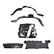 2004-2006 Lexus RX330 - 5-Piece Kit Front Engine Splash Shield, includes Fender Liners