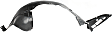 2007-2009 Nissan Altima - 5-Piece Kit, Front, Driver and Passenger Side Fender Liner, Includes (3) Engine Splash Shield and (2) Fender Liner