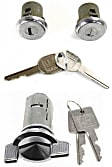 2-Piece Kit Door Lock Cylinder, 2-Piece Kit, Includes (1) Ignition Lock Cylinder and (1) Door Lock Cylinder