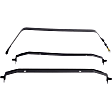 1982 Jeep CJ7 - 4-Piece Kit Fuel Tank,  15 Gallon, 25-1/4 x 18-1/4 x 10-7/8, Lock Ring Kit Included, 15 gallons / 57 liters, GAS,  Includes (1) Fuel Tank and (3) Fuel Tank Strap