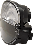2004 Pontiac Grand Prix - 4-Piece Kit Driver and Passenger Side Halogen Headlight, With bulb(s), OE Replacement,  Includes (2) Fog Light and (2) Headlight