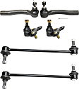 6-Piece Kit Front Suspension Kit, Includes (2) Ball Joint, (2) Sway Bar Link, and (2) Tie Rod End