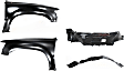 4-Piece Kit, Front, Driver and Passenger Side Fender, Includes (2) Fender and (2) Fender Liner