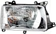 1996 Toyota T100 - 6-Piece Kit Driver and Passenger Side Halogen Headlight, With bulb(s), Mounts on Bumper, OE Replacement,  Includes (2) Corner Light, (2) Headlight, and (2) Turn Signal Light