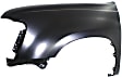 4-Piece Kit, Front, Driver and Passenger Side Fender, With Antenna Hole, Includes (2) Fender and (2) Fender Liner