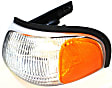 1999 Mazda B2500 - 4-Piece Kit Driver and Passenger Side Halogen Headlight, With bulb(s), OE Replacement,  Includes (2) Corner Light and (2) Headlight