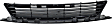 2009 Honda Civic - 3-Piece Kit Front, Center Bumper Grille, Textured Black, Coupe,  Includes (1) Bumper Cover, (1) Bumper Grille, and (1) Grille
