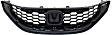 2015 Honda Civic - 3-Piece Kit Front Primed Bumper Cover, 4-Door, Sedan,  Includes (1) Bumper Cover, (1) Bumper Grille, and (1) Grille