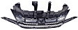2015 Honda Civic - 3-Piece Kit Grille, Textured Black, Coupe,  Includes (1) Bumper Cover, (1) Bumper Grille, and (1) Grille