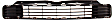 2010 Toyota Prius - 3-Piece Kit Front Primed Bumper Cover,  Includes (1) Bumper Cover, (1) Bumper Grille, and (1) Grille