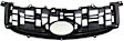 2010 Toyota Prius - 3-Piece Kit Front Primed Bumper Cover,  Includes (1) Bumper Cover, (1) Bumper Grille, and (1) Grille