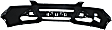 4-Piece Kit, Front, Upper Primed Bumper Cover, Includes (1) Bumper Cover, (2) Bumper Grille, and (1) Grille
