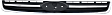 4-Piece Kit, Front, Upper Primed Bumper Cover, Includes (1) Bumper Cover, (2) Bumper Grille, and (1) Grille