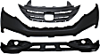 3-Piece Kit, Front Upper - Primed, Lower - Textured Bumper Cover, Includes (2) Bumper Cover and (1) Grille