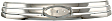 2008 Ford Fusion - 4-Piece Kit Front Primed Bumper Cover,  Includes (1) Bumper Cover, (2) Bumper Grille, and (1) Grille