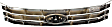 2008 Ford Fusion - 4-Piece Kit Front Primed Bumper Cover,  Includes (1) Bumper Cover, (2) Bumper Grille, and (1) Grille
