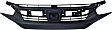 2017 Honda Civic - 4-Piece Kit Front Primed Bumper Cover, Coupe, Includes (1) Bumper Cover, (1) Bumper Filler, (1) Bumper Grille, and (1) Grille