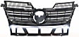 5-Piece Kit, Front Primed Bumper Cover, Includes (1) Bumper Cover, (3) Bumper Grille, and (1) Grille