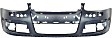 5-Piece Kit, Front Primed Bumper Cover, Includes (1) Bumper Cover, (3) Bumper Grille, and (1) Grille
