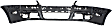 5-Piece Kit, Front Primed Bumper Cover, Includes (1) Bumper Cover, (3) Bumper Grille, and (1) Grille
