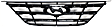 3-Piece Kit, Front Primed Bumper Cover, Includes (1) Bumper Cover, (1) Bumper Grille, and (1) Grille