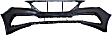 2017 Hyundai Sonata - 3-Piece Kit Grille, Painted Silver, For Models With Sport Type Bumper and Bumper Cover, For Models With Sport Type  and Without Auto Cruise Control,  Includes (1) Bumper Cover, (1) Bumper Grille, and (1) Grille