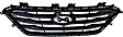 2017 Hyundai Sonata - 3-Piece Kit Grille, Painted Silver, For Models With Sport Type Bumper and Bumper Cover, For Models With Sport Type  and Without Auto Cruise Control,  Includes (1) Bumper Cover, (1) Bumper Grille, and (1) Grille