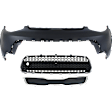3-Piece Kit, Grille Textured Black, Includes (1) Bumper Cover, (1) Bumper Grille, and (1) Grille