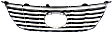 2007-2009 Lexus ES350 - 3-Piece Kit, Front Primed Bumper Cover, Includes (1) Bumper Cover, (1) Grille, and (1) Grille Shell