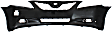 3-Piece Kit, Front Primed Bumper Cover, USA Built Vehicle, Includes (1) Bumper Cover, (1) Bumper Grille, and (1) Grille